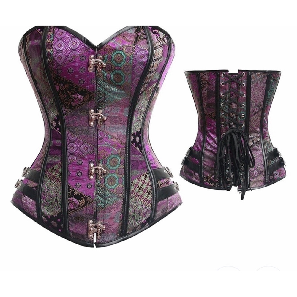 Paisley bustier CORSET 💜🥀